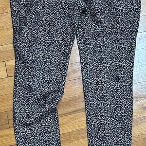 MICHAEL Michael Kors Animal Print Leggings - Black and Brown